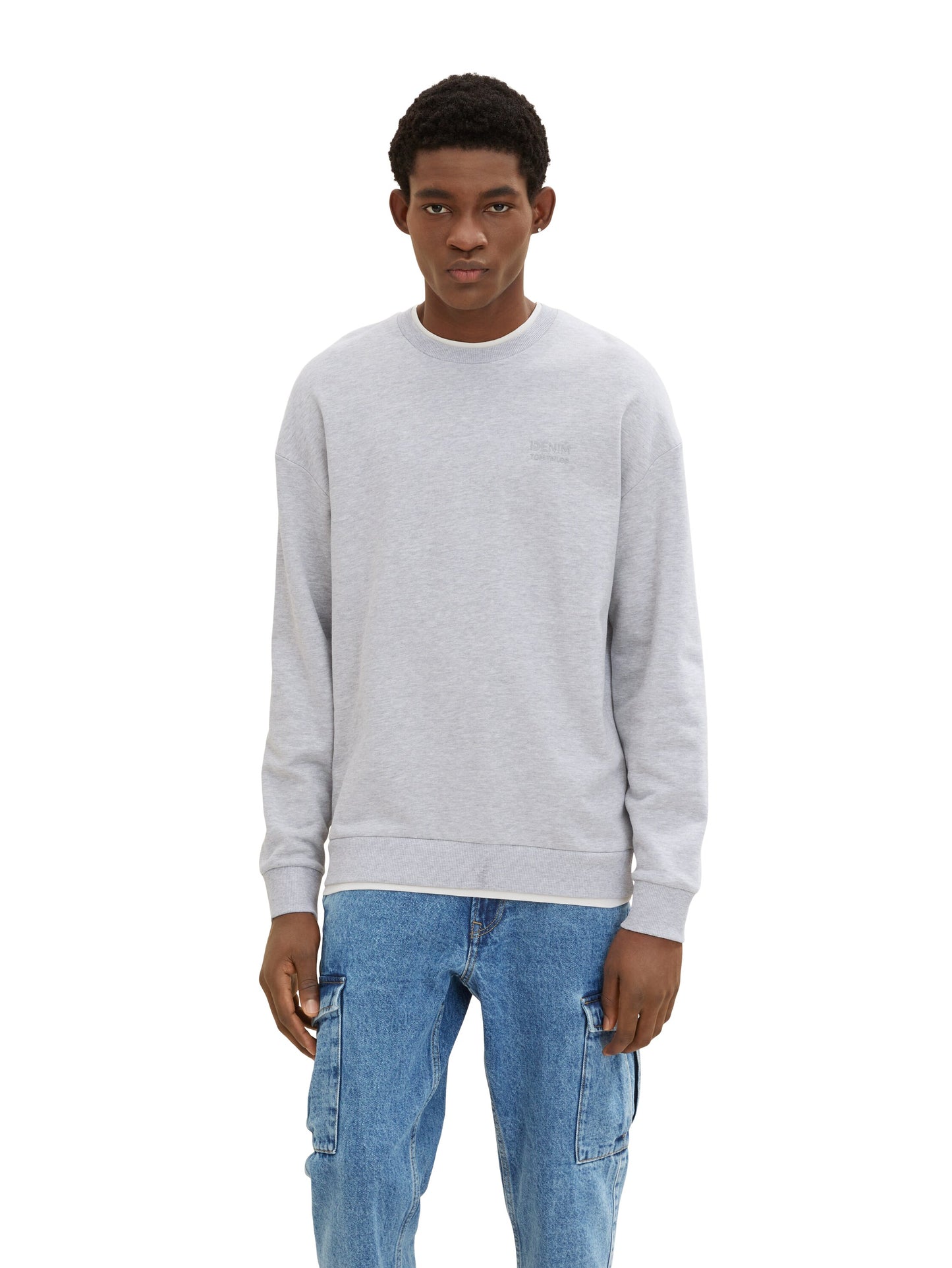 Basic Sweatshirt (Light Stone Gr)