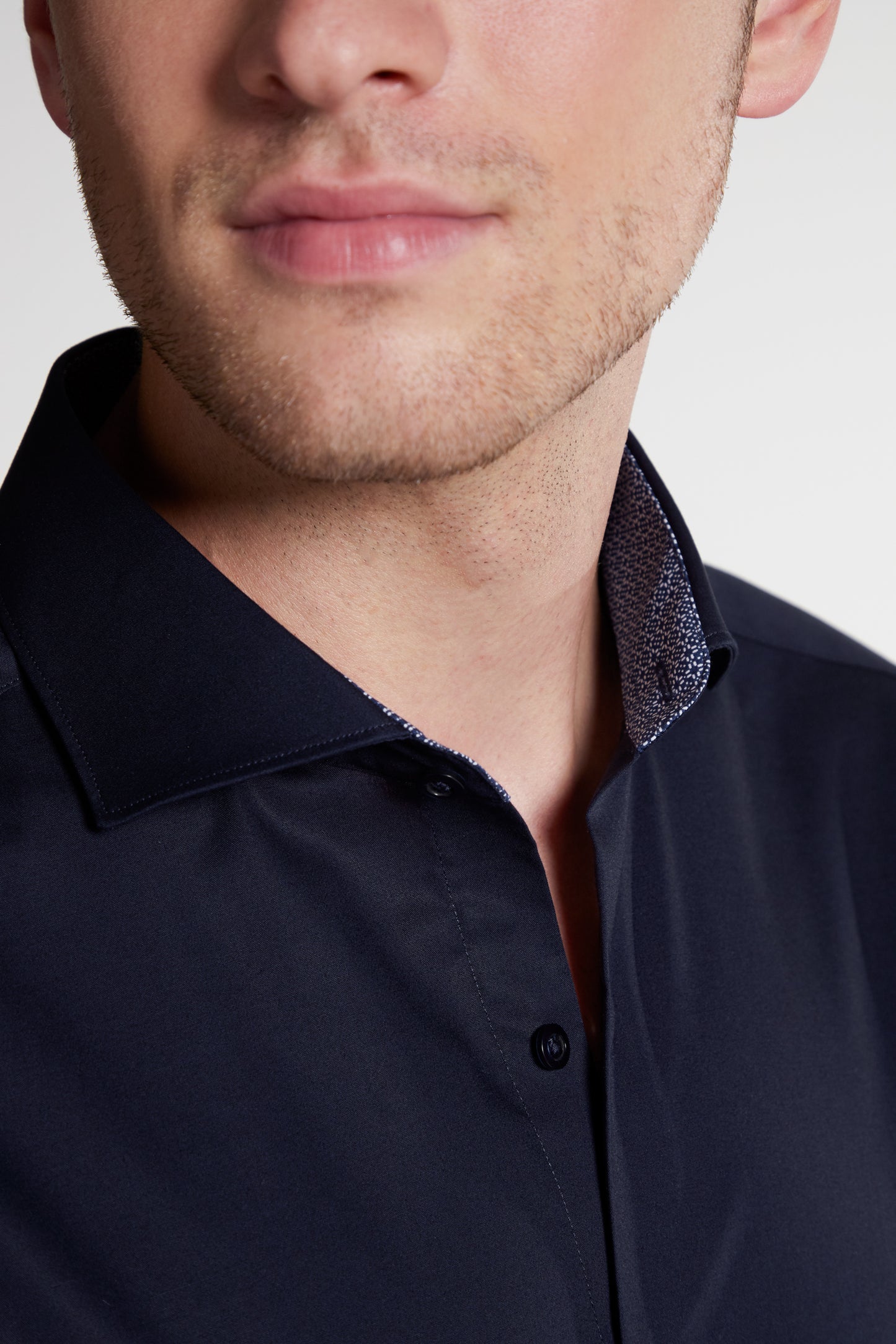 ETERNA LANGARM HEMD SUPER-SLIM STRETCH
