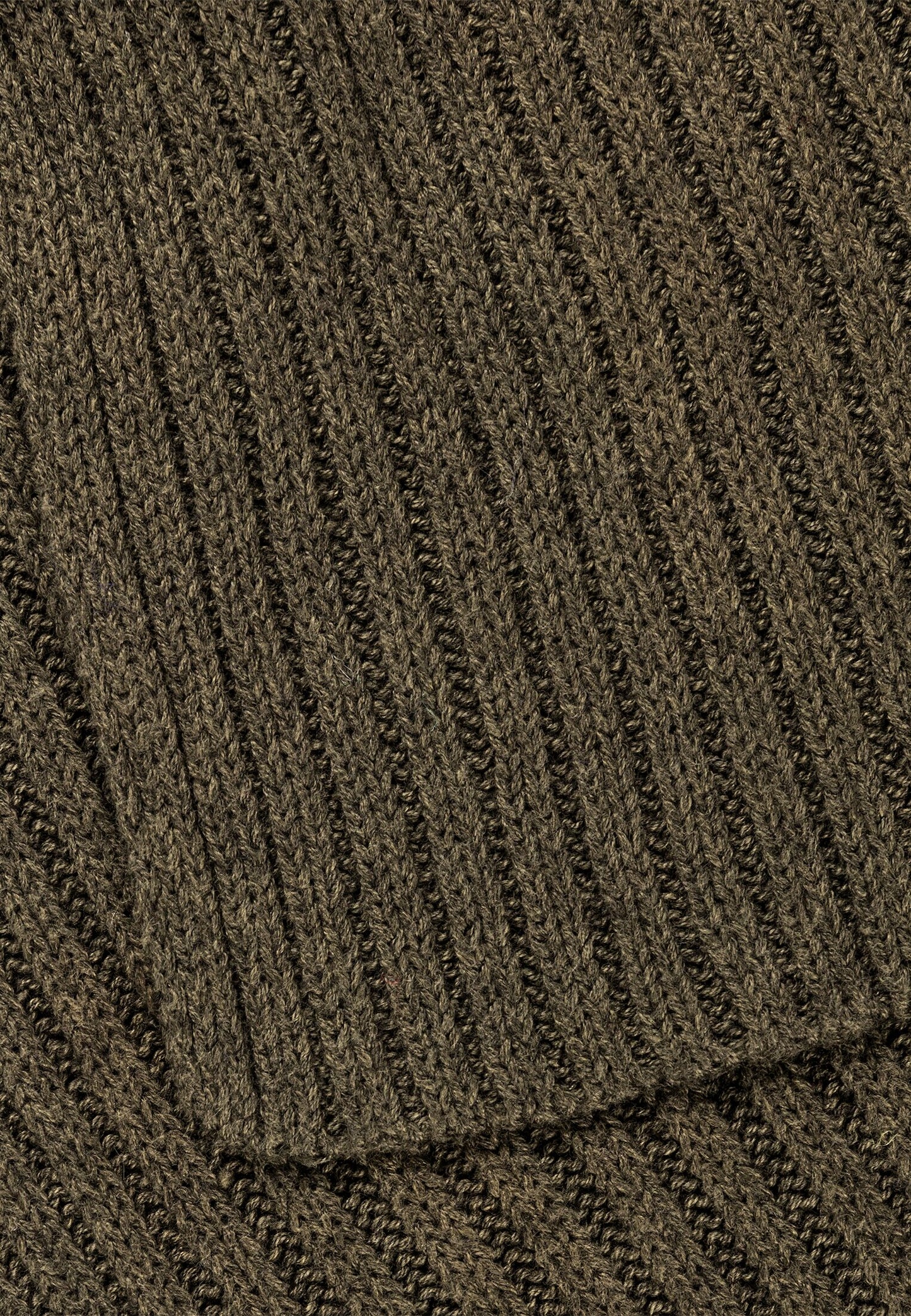 Strickschal aus Baumwoll-Kaschmir (Olive Brown)