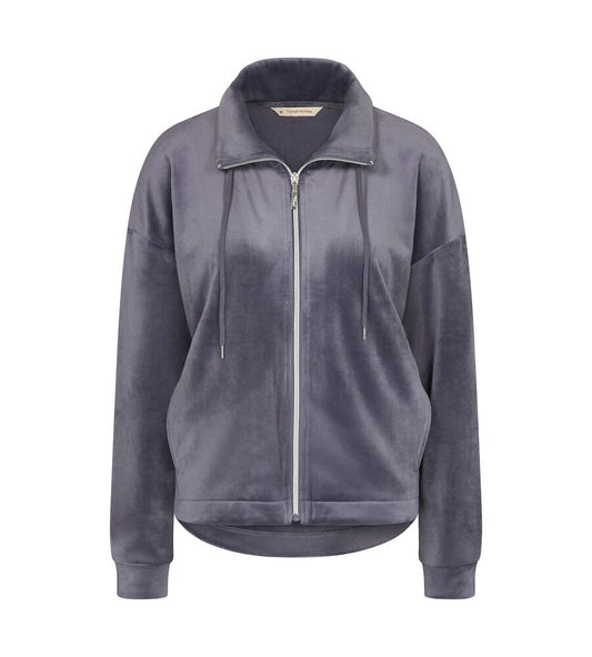Cozy Comfort Velour Zip Jacket