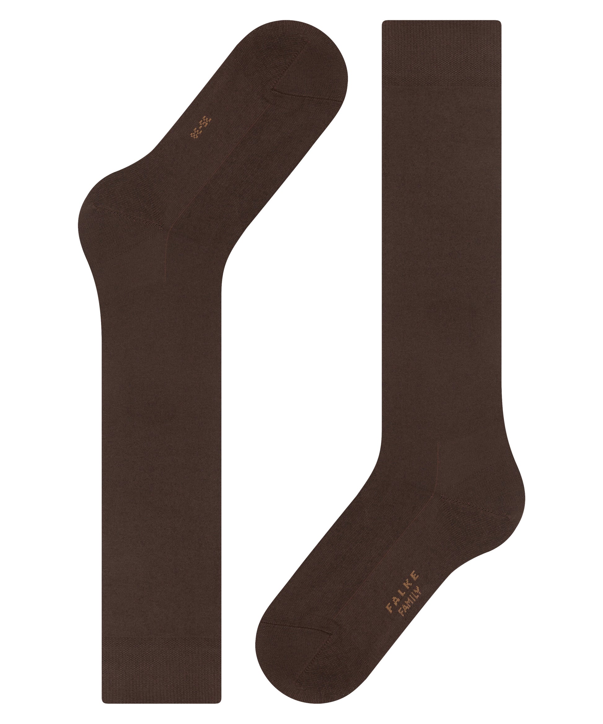 Kniestrümpfe Family (Dark Brown)