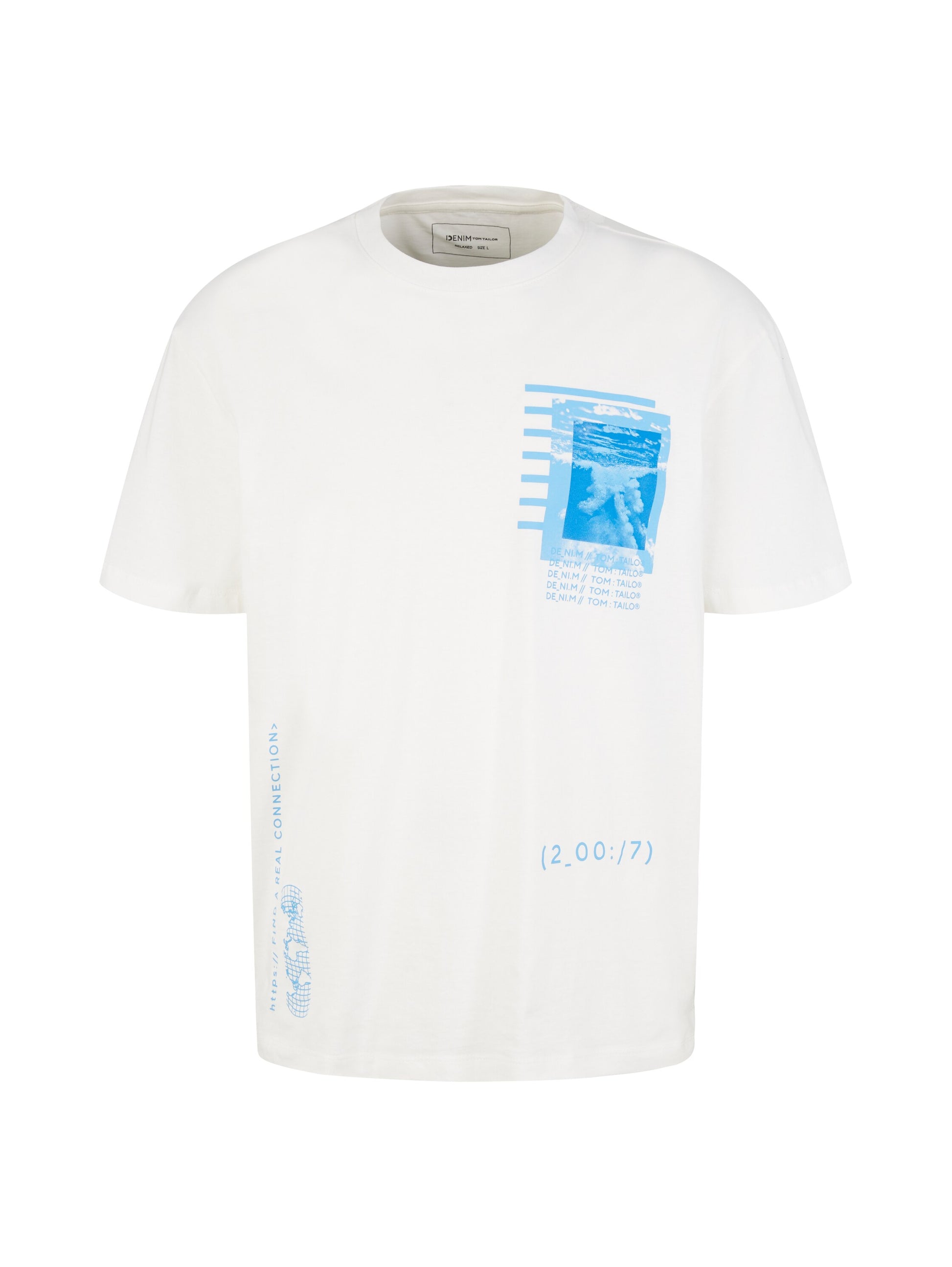 T-Shirt mit Print (Wool White)