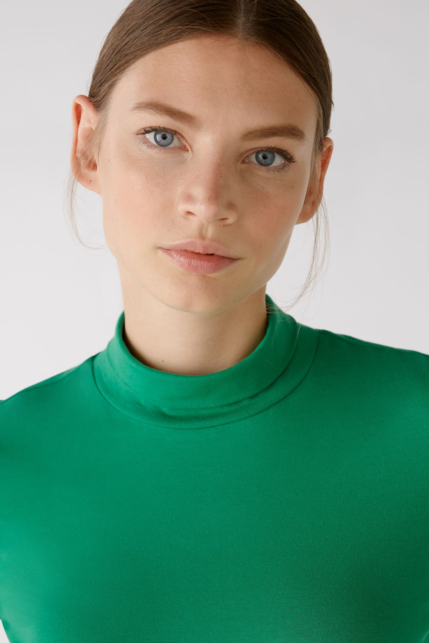 Stehkragenshirt elastische Cotton-Modalqualität