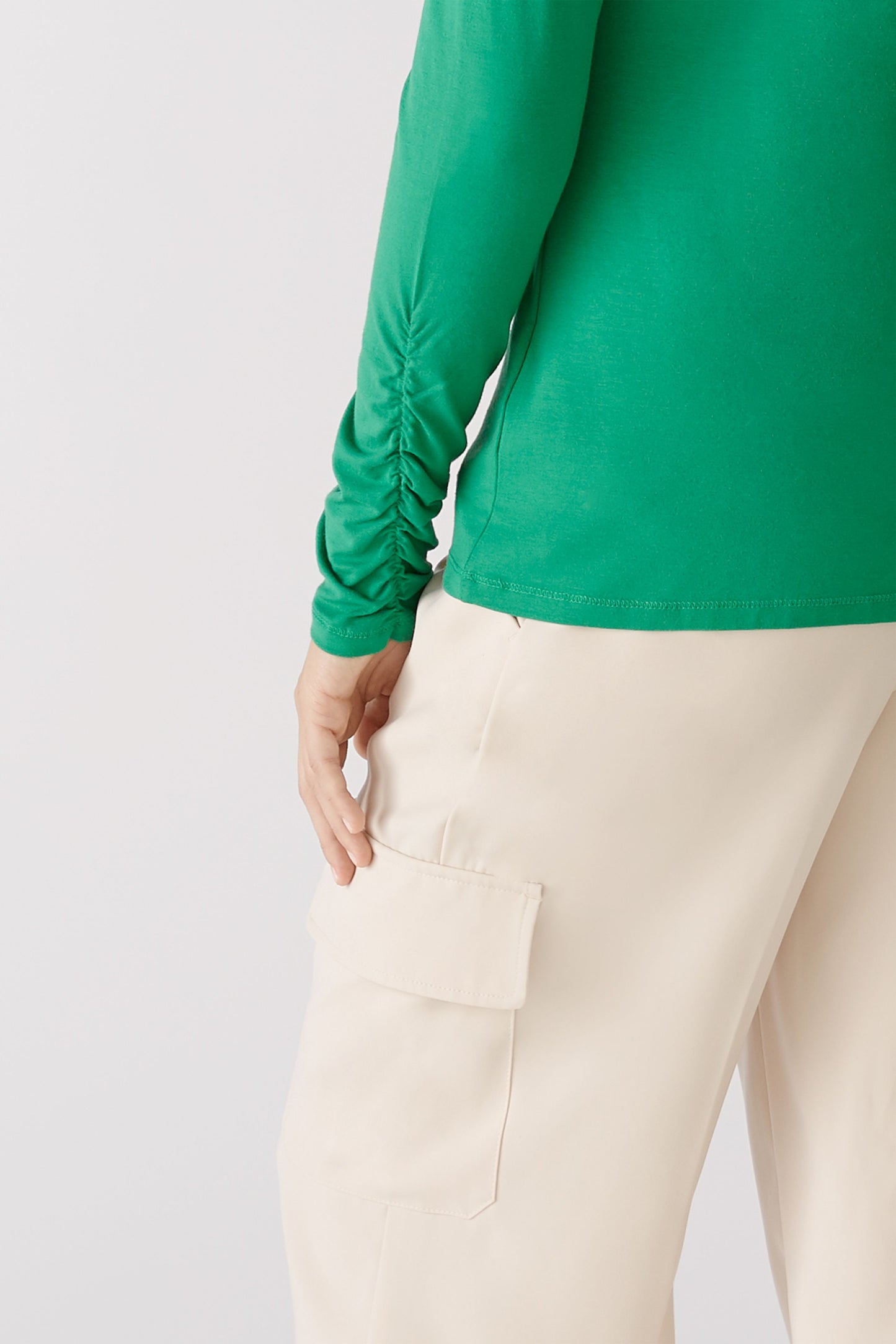 Stehkragenshirt elastische Cotton-Modalqualität