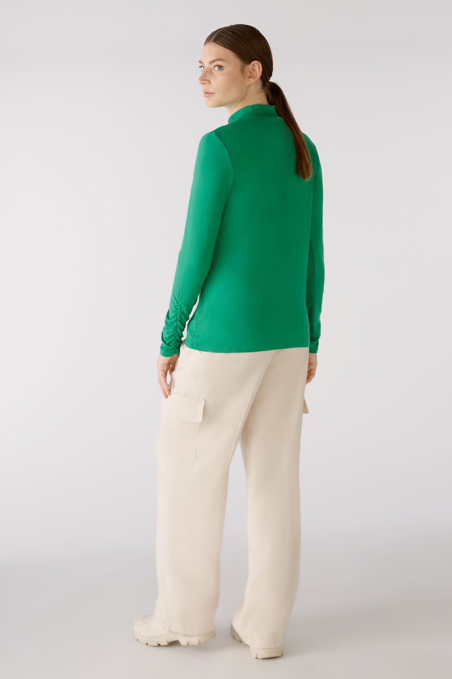 Stehkragenshirt elastische Cotton-Modalqualität