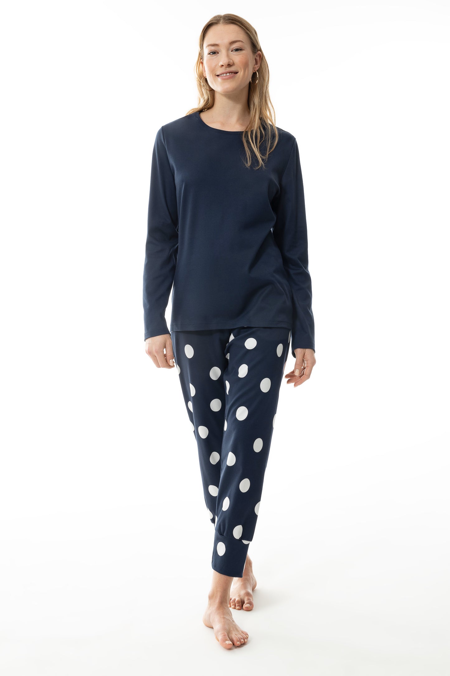 pyjama 7/8 length, long sleeve