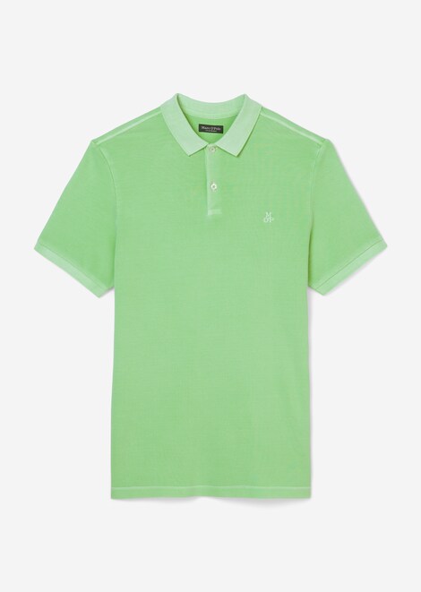 Kurzarm-Poloshirt Piqué shaped (Luminous Green)