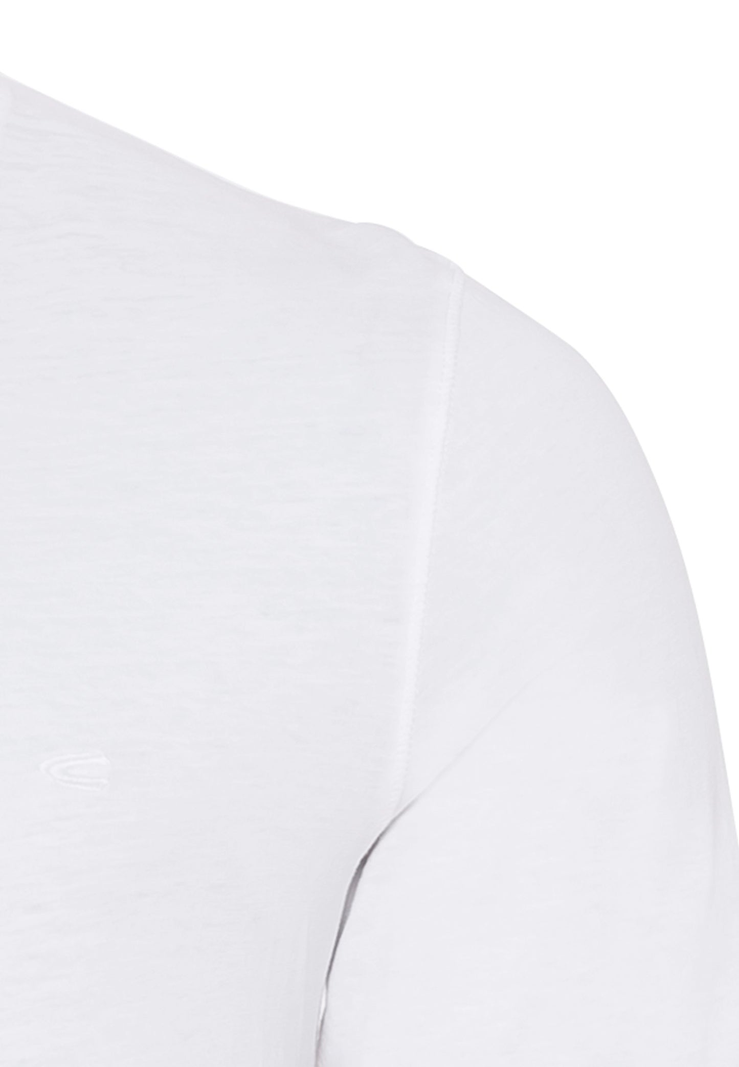 Leichtes Langarmshirt mit Henley Kragen aus Organic Cotton (White)