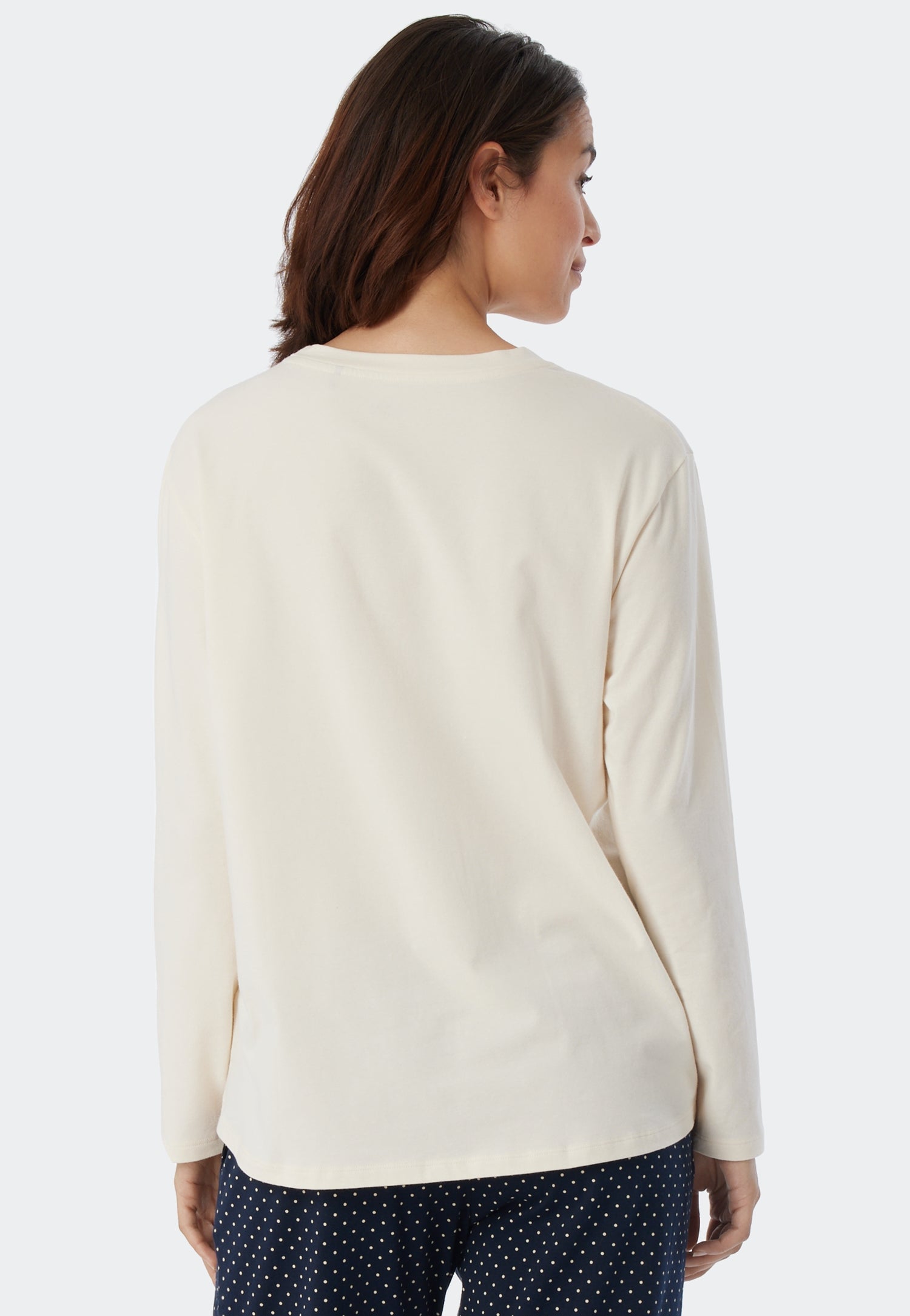 Langarmshirt (Creme)