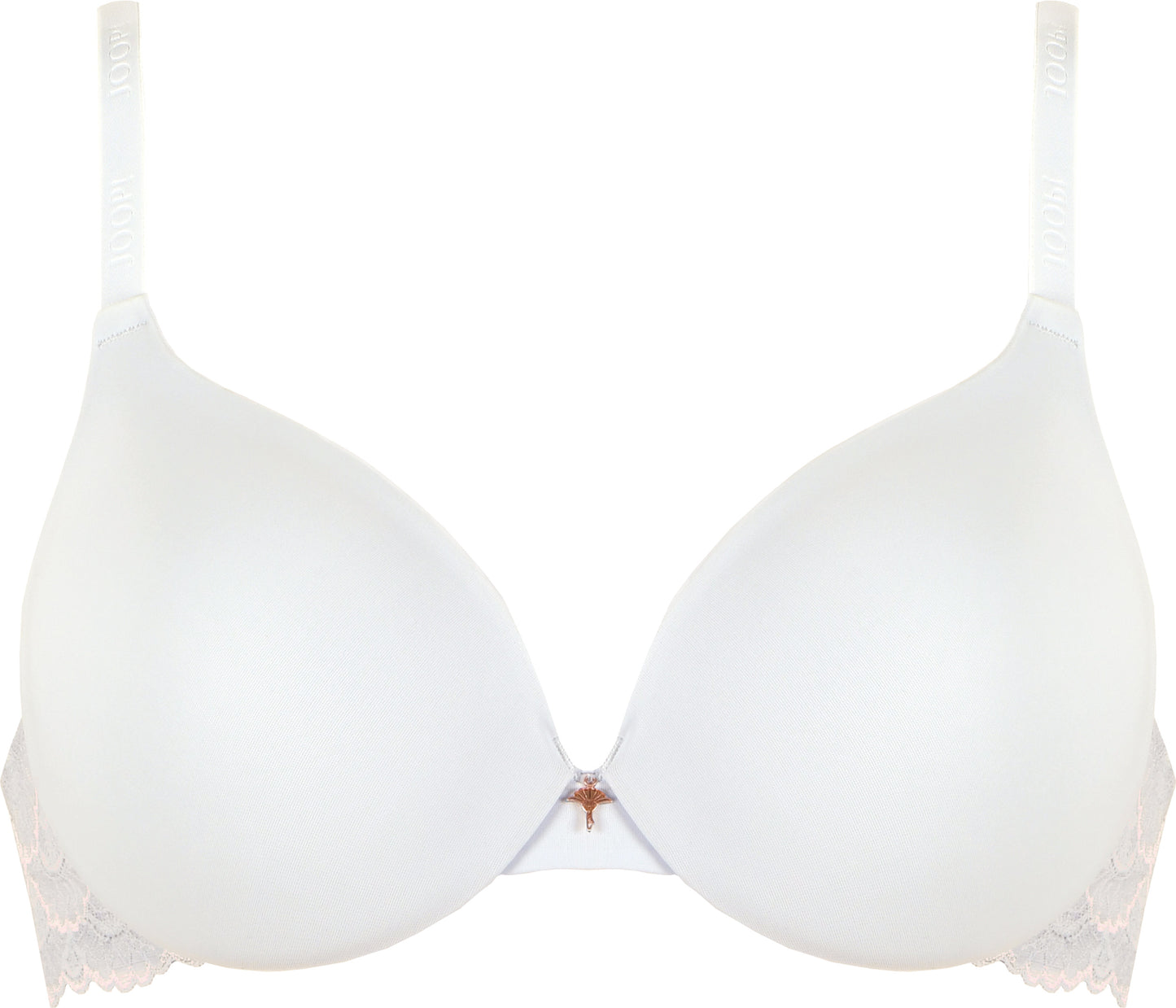 Underwired bra padded (Ecru/blush)