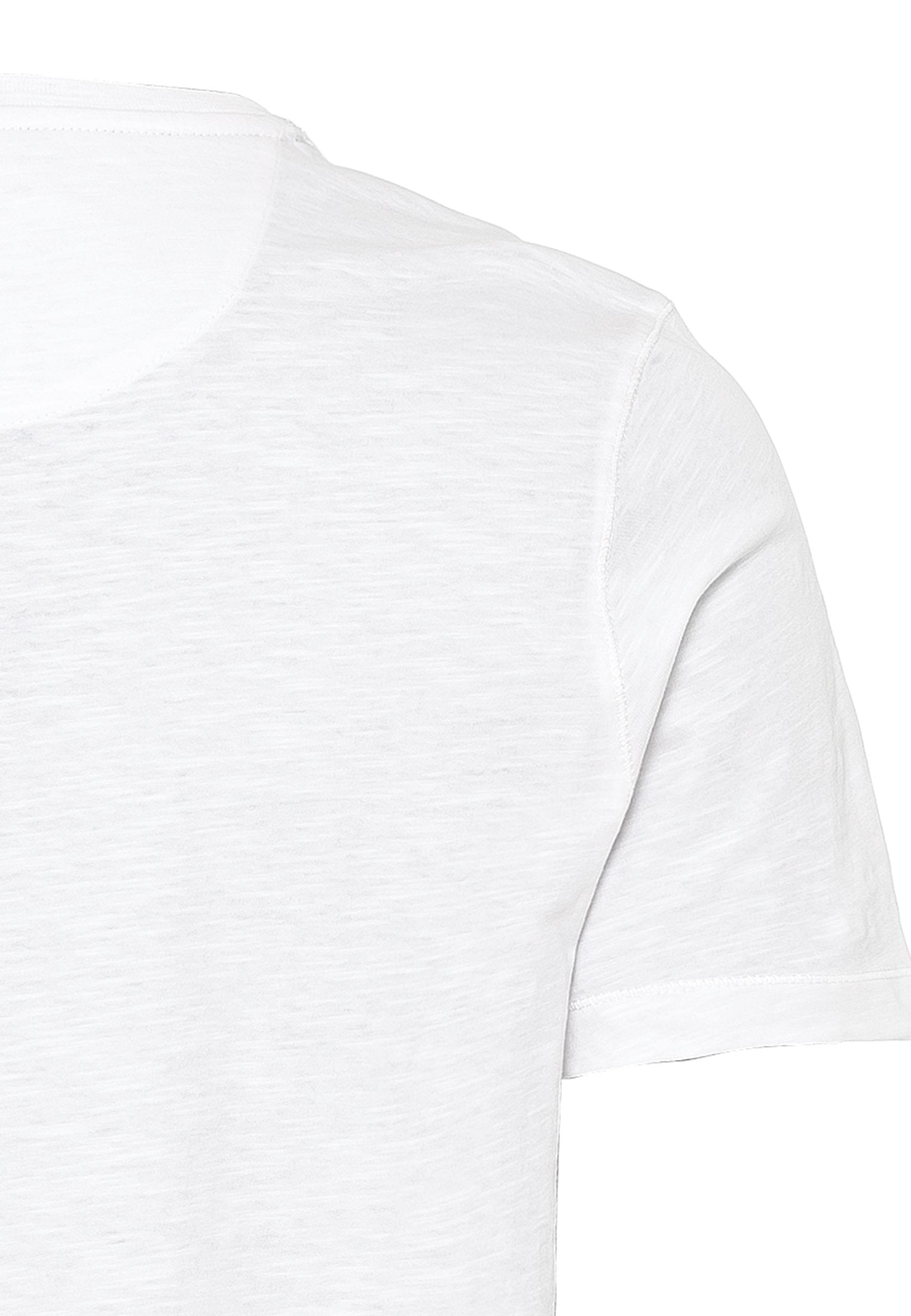 Kurzarm Henley aus Organic Cotton (Broken White)