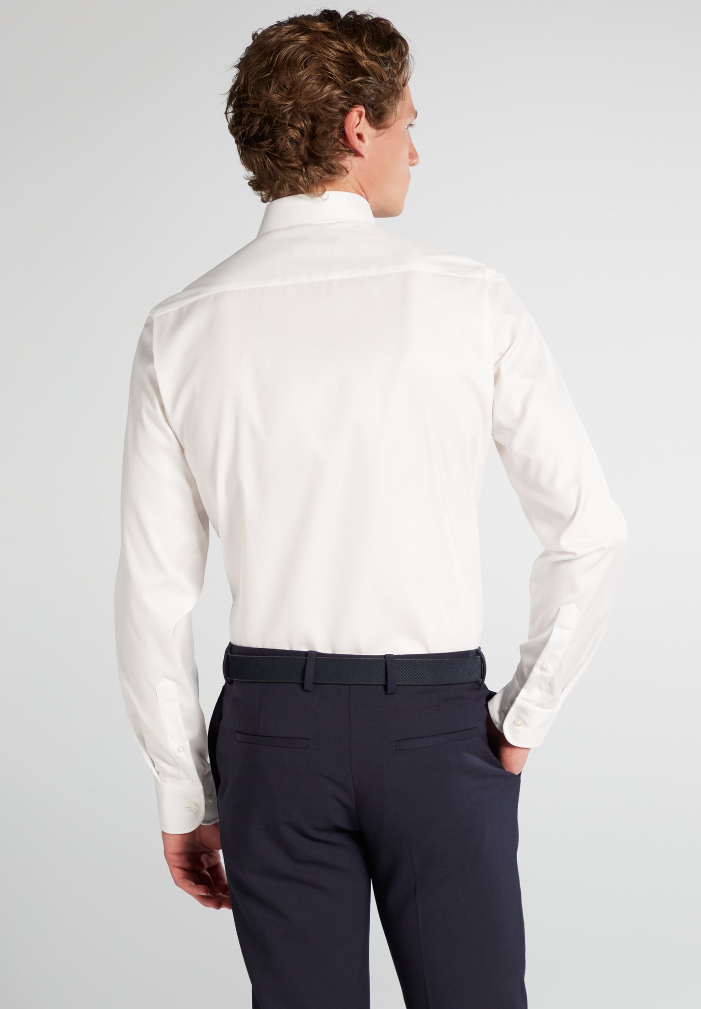 Eterna Langarm Hemd Slim Fit Cover Shirt Twill (Champagner)