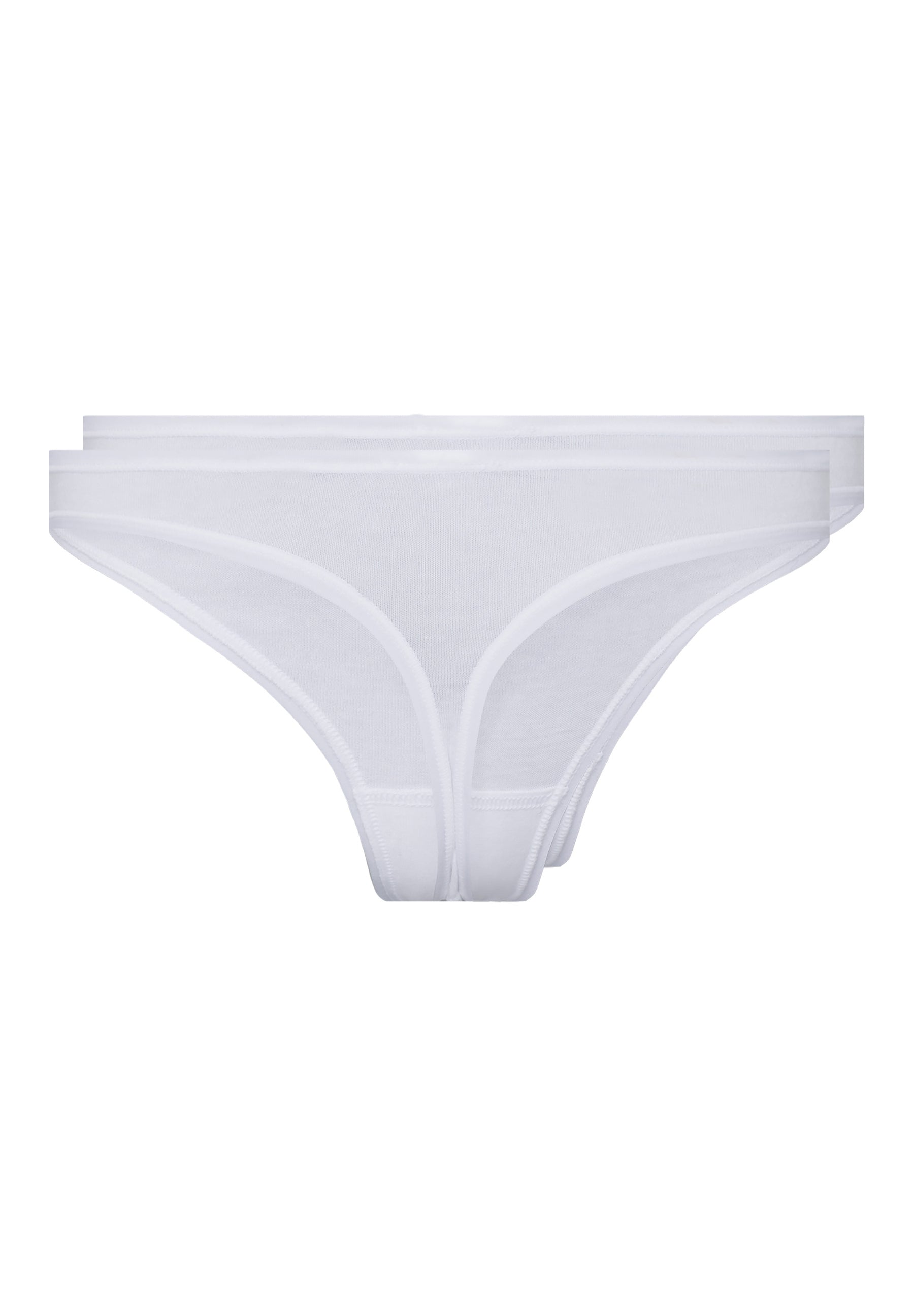 Skiny Damen String 2er Pack Cotton Advantage (White)