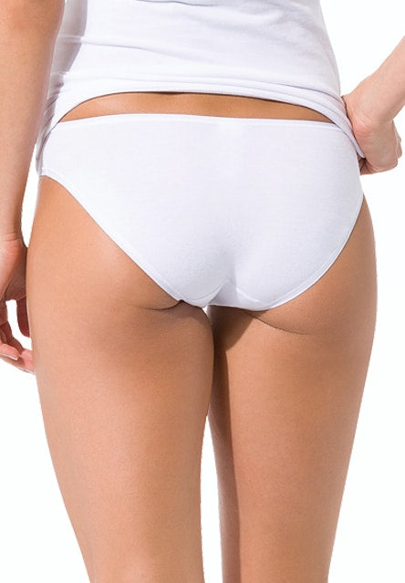 Skiny Damen Rio Slip 2er Pack Advantage Cotton (White)