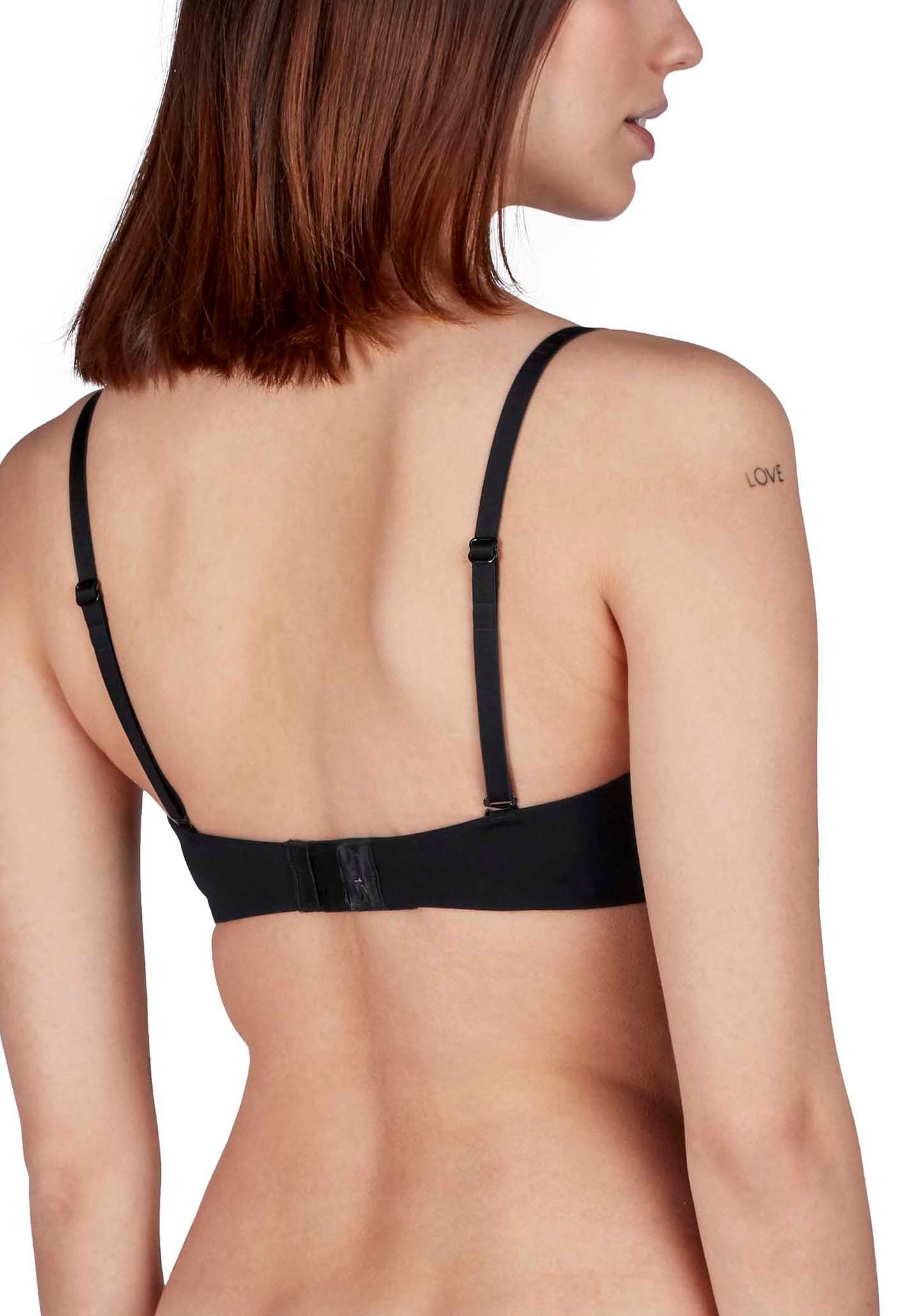 Skiny Damen Multi Schalen BH ohne Bügel Micro Lovers (Black)