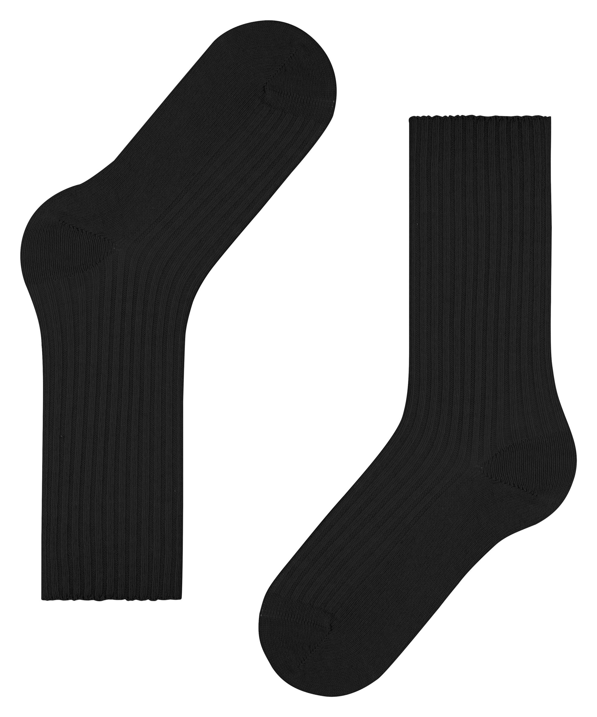Socken Cosy Wool Boot (Black)