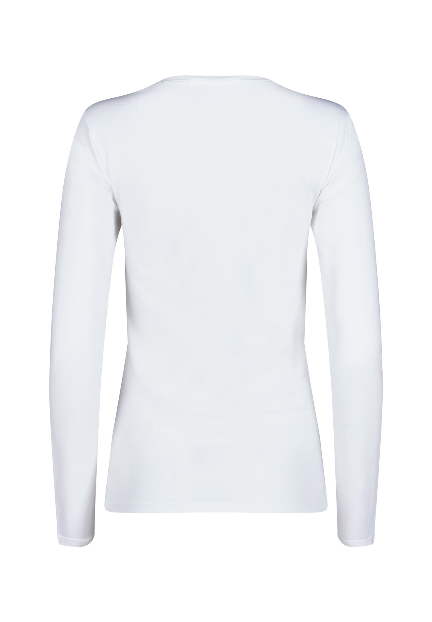 Skiny Damen Shirt langarm Cotton Essentials (White)