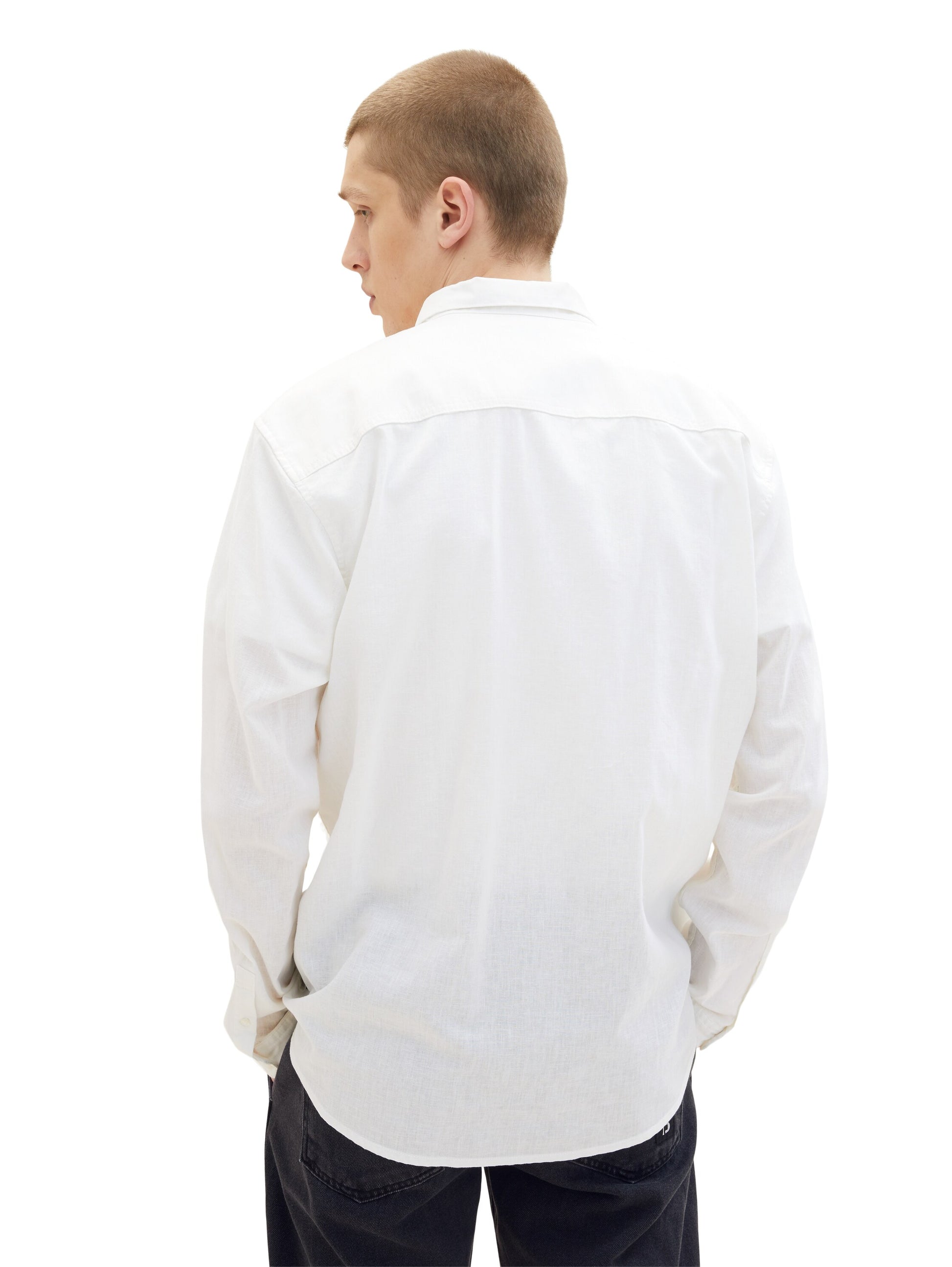 Hemd mit Brusttasche (White)