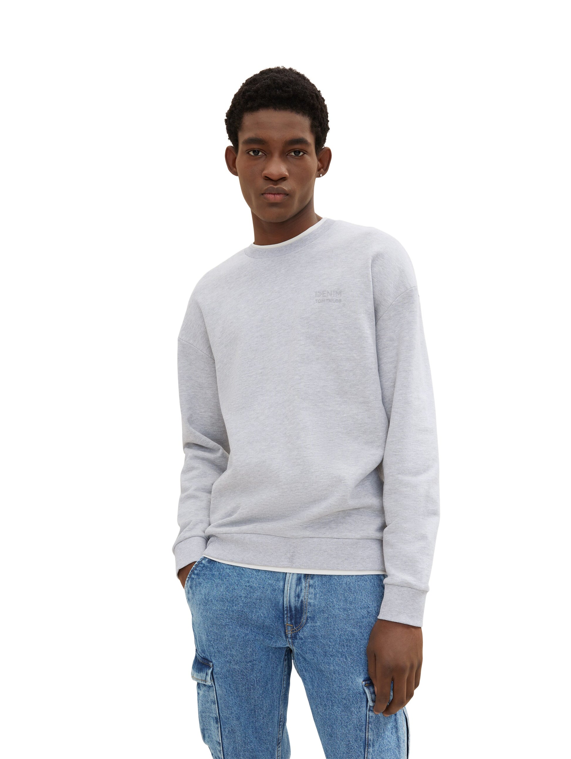 Basic Sweatshirt (Light Stone Gr)