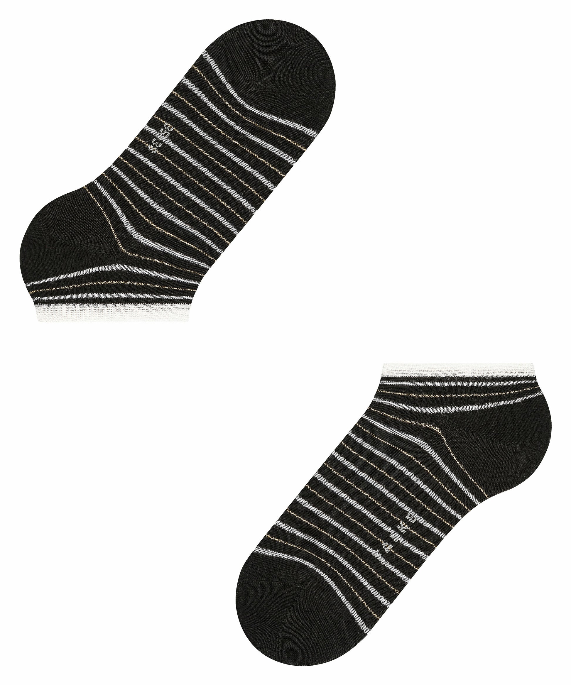 Sneakersocken Stripe Shimmer (Black)