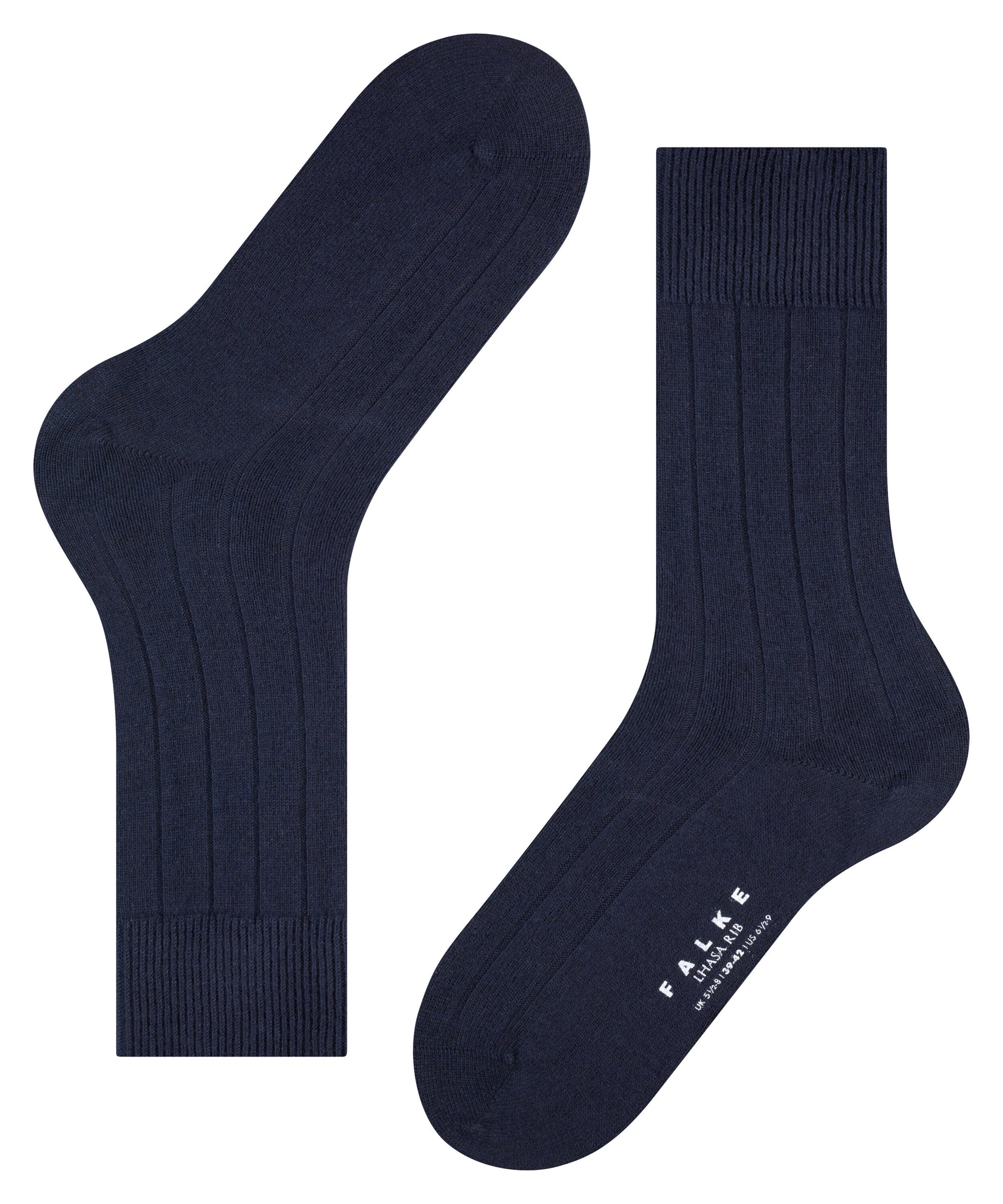 Socken Lhasa Rib (Dark Navy)