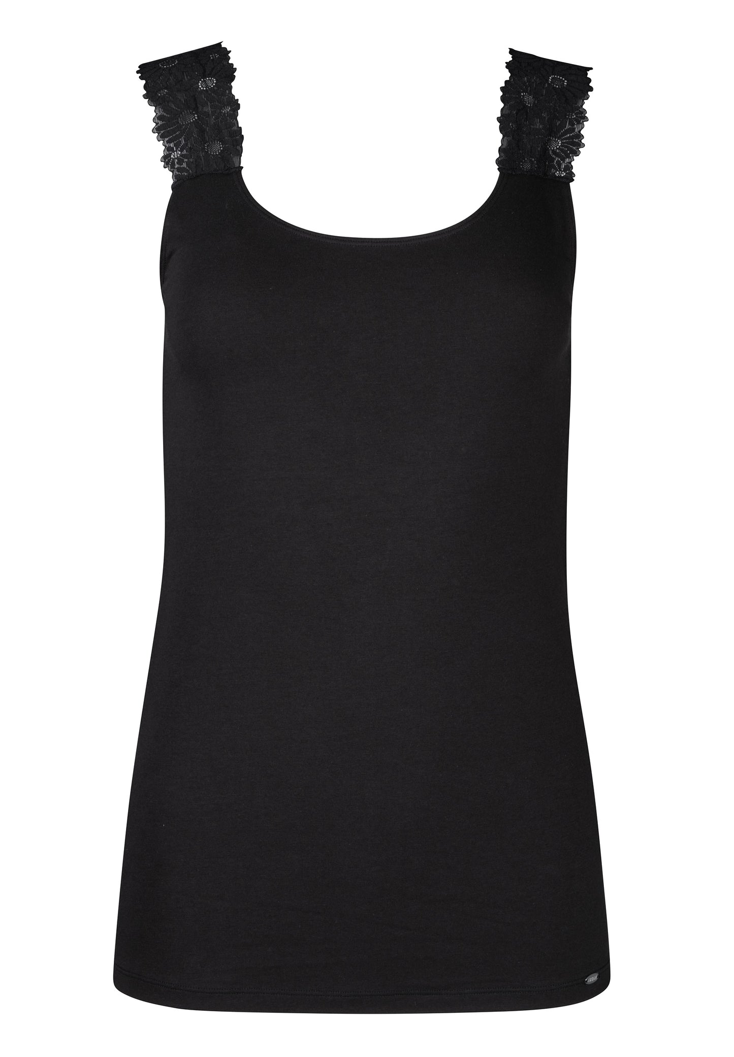 Skiny Every Day In CottonLace Multipack Damen Tank Top (Black)