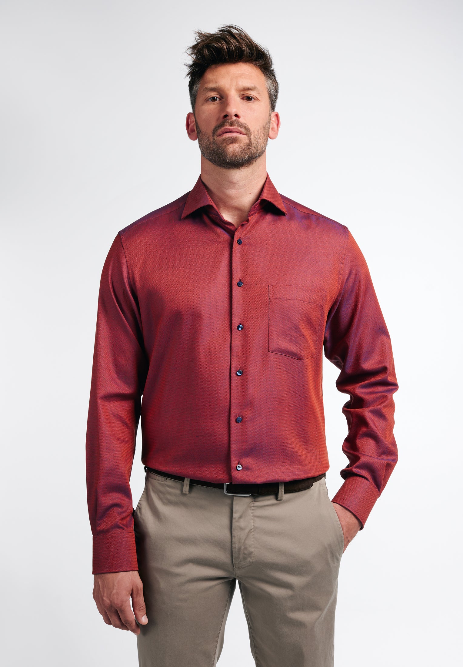 Eterna Langarm Hemd Modern Fit (Melba)