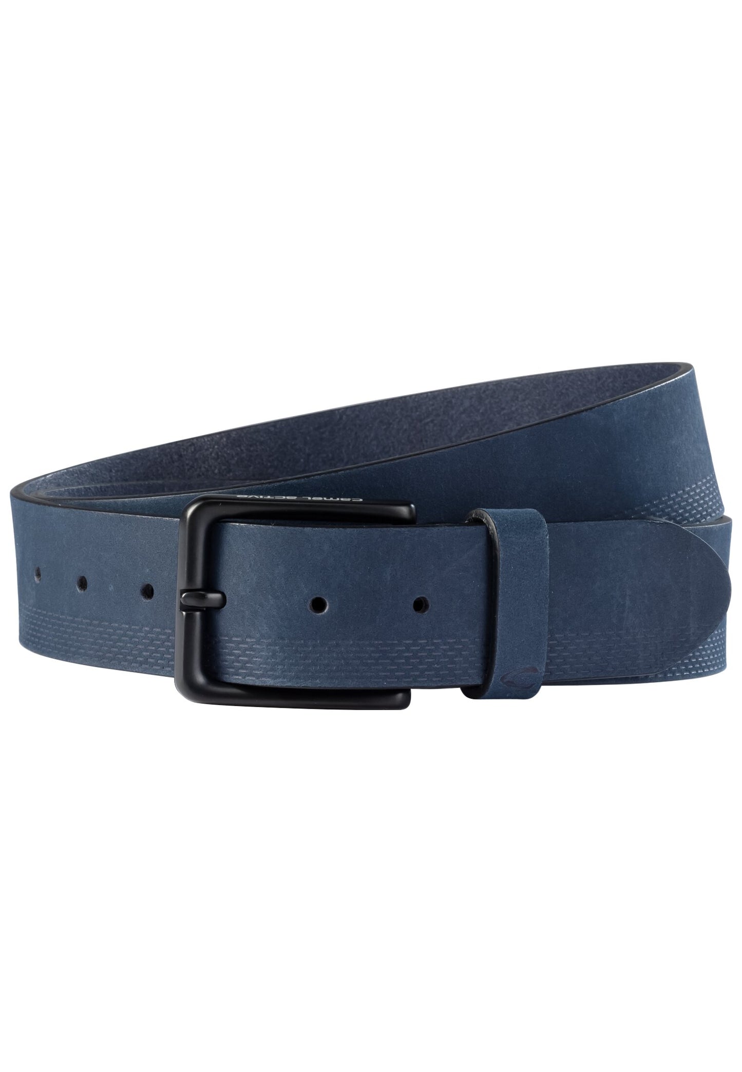 Gürtel aus Nubukleder (Night Blue)