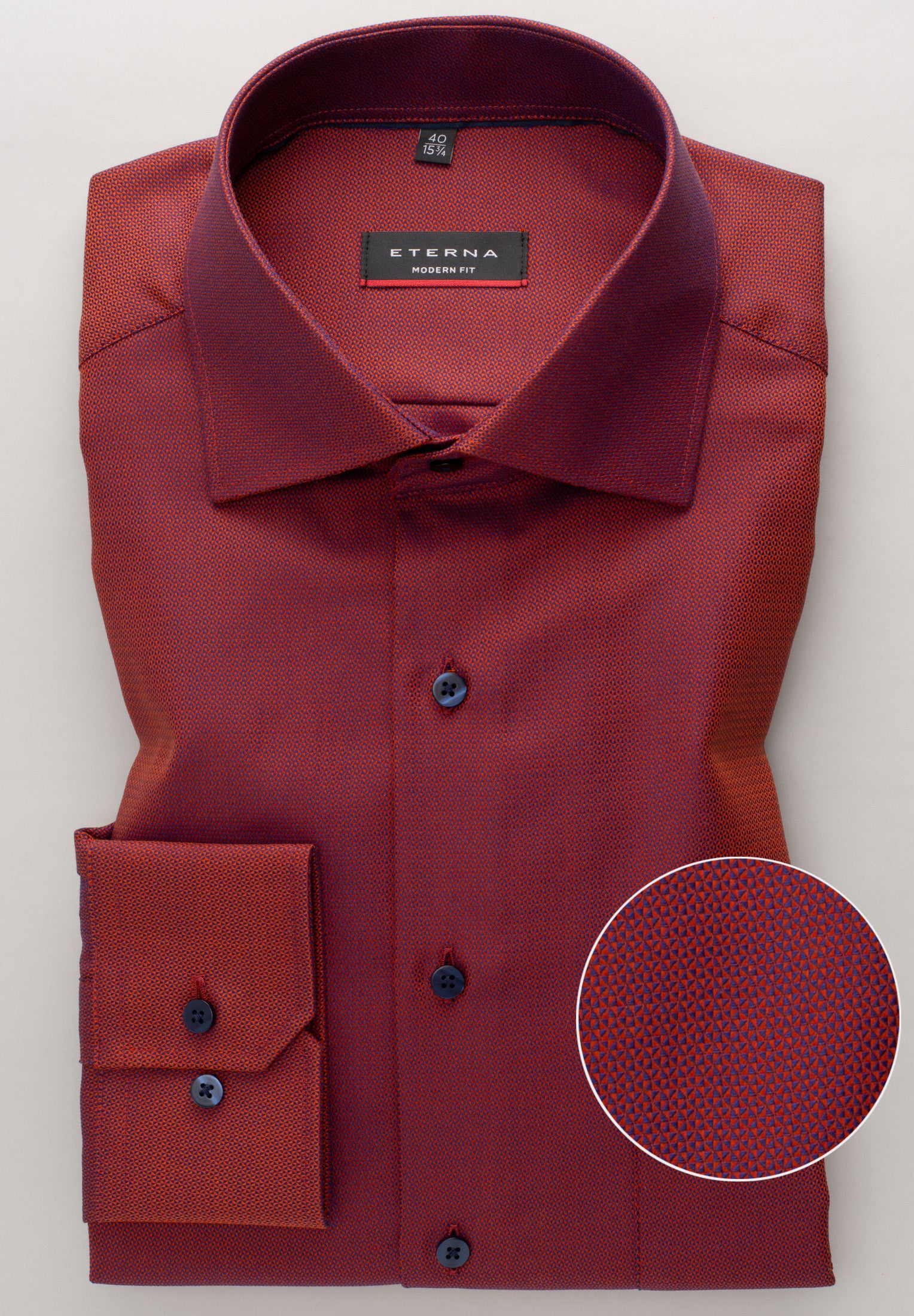 Eterna Langarm Hemd Modern Fit (Melba)