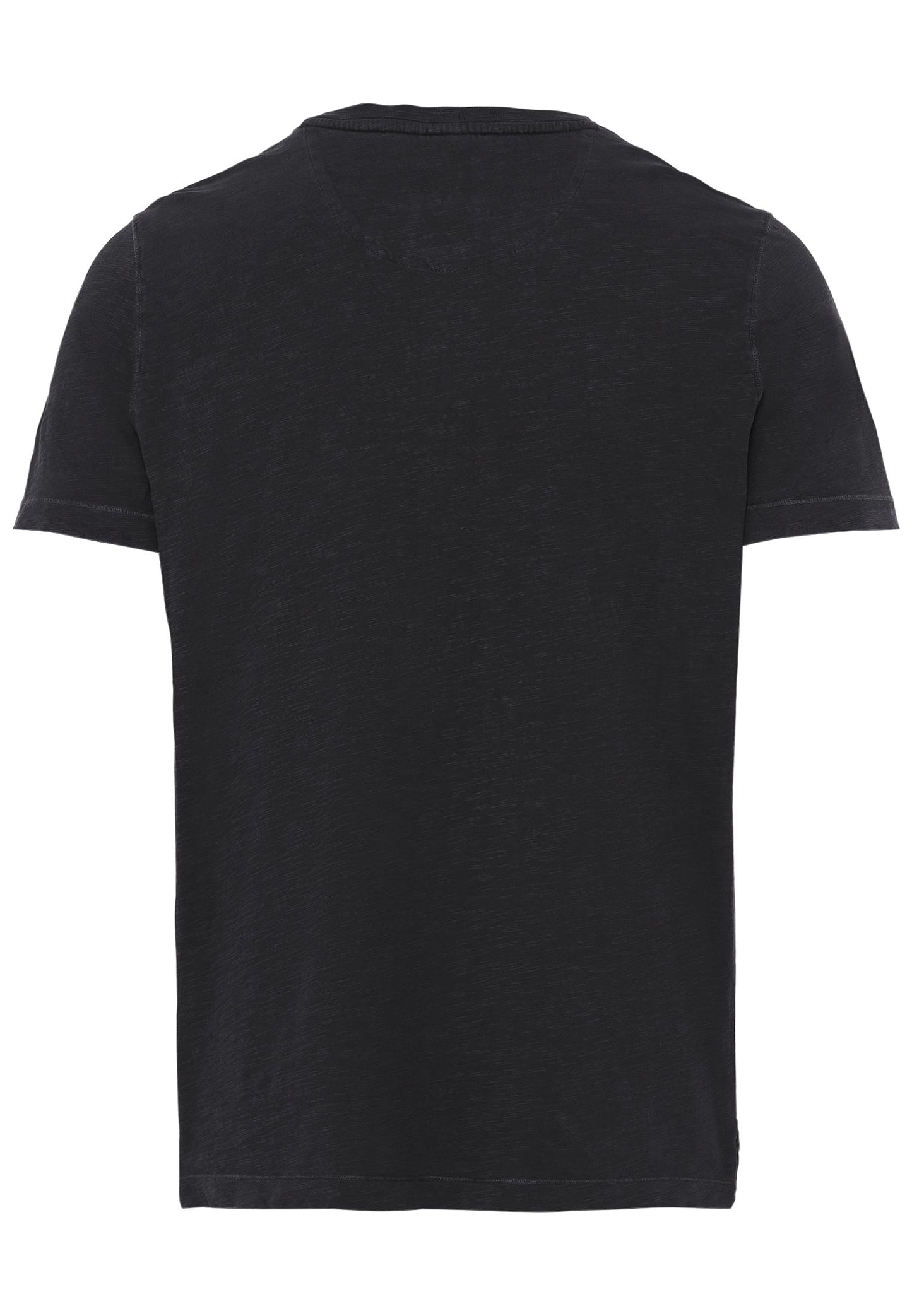 Kurzarm Henley aus Organic Cotton (Asphalt)