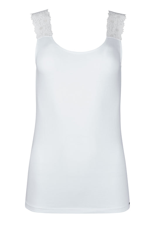 Skiny Every Day In CottonLace Multipack Damen Tank Top (White)
