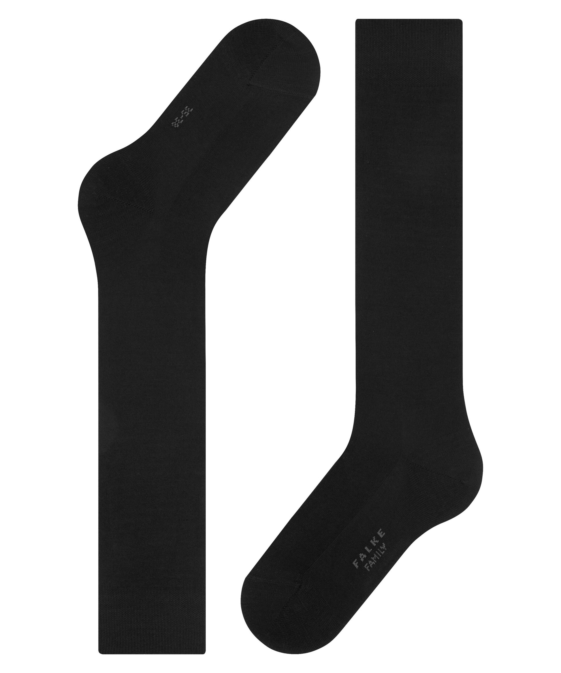 Kniestrümpfe Family (Black)