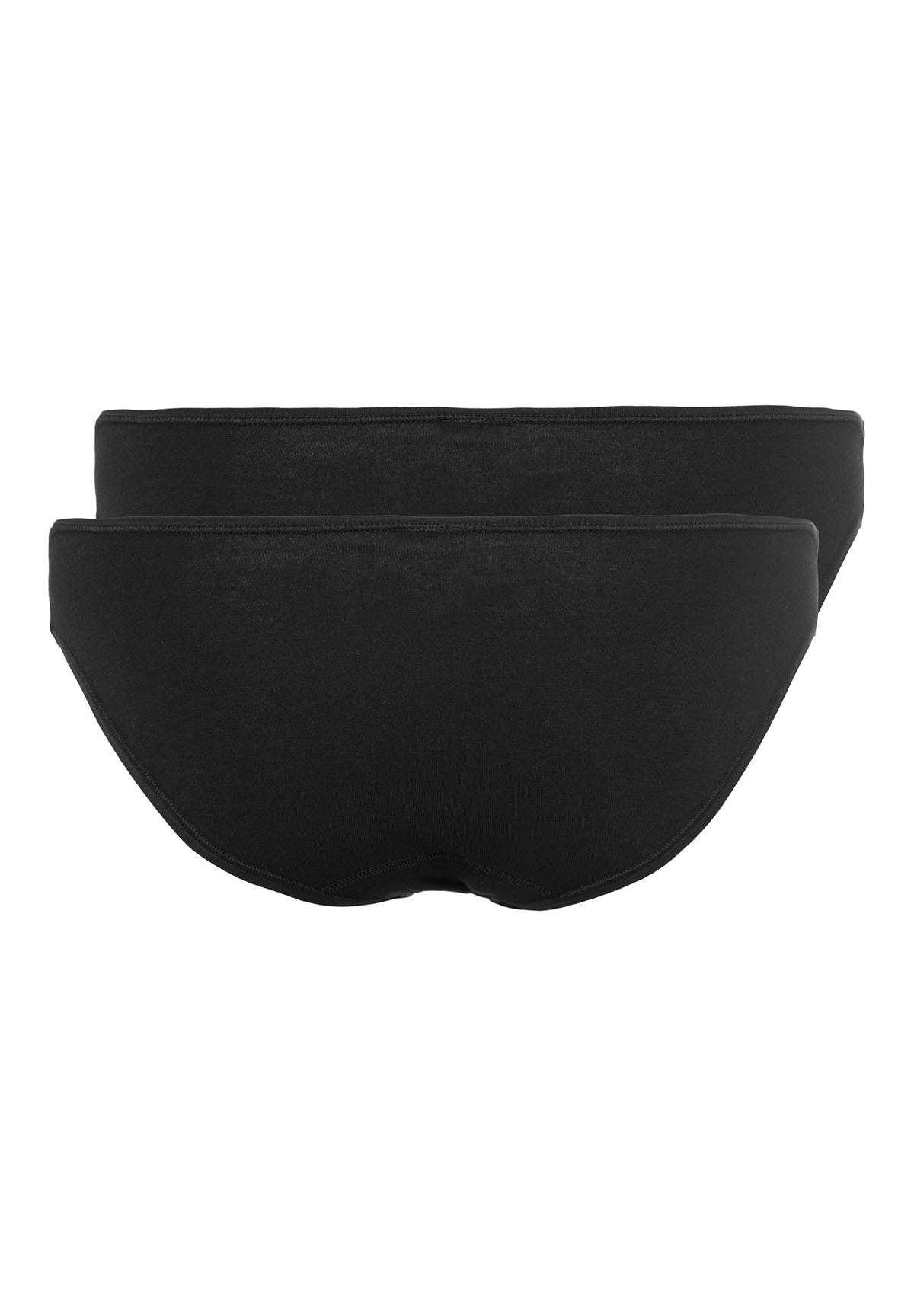 Skiny Damen Rio Slip 2er Pack Advantage Cotton (Black)