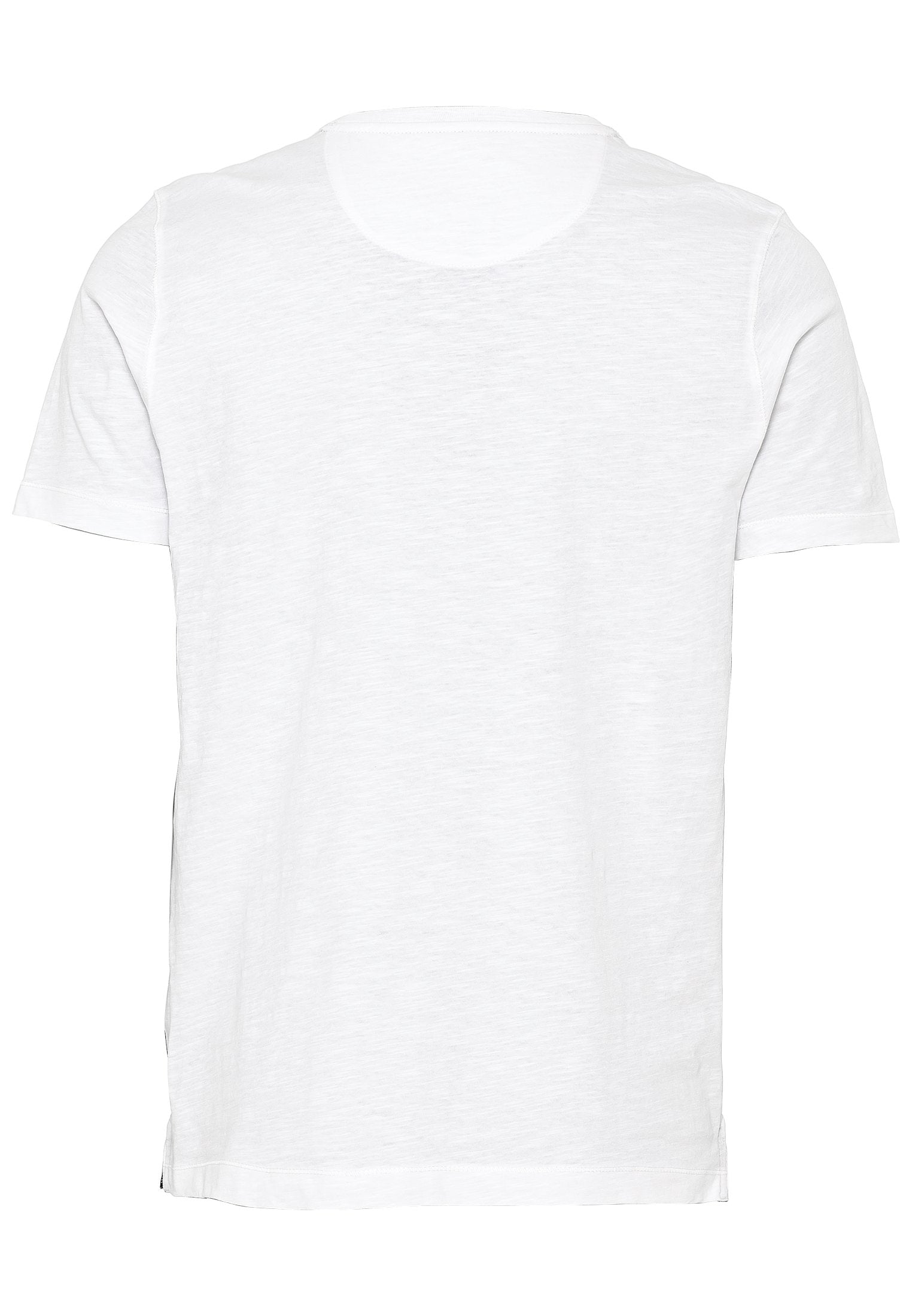 Kurzarm Henley aus Organic Cotton (Broken White)