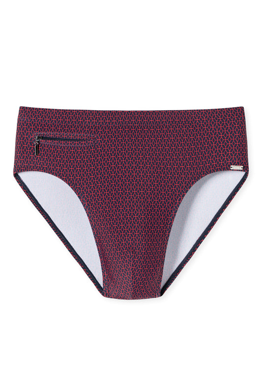 Badehose Slip Komfort (Rot)