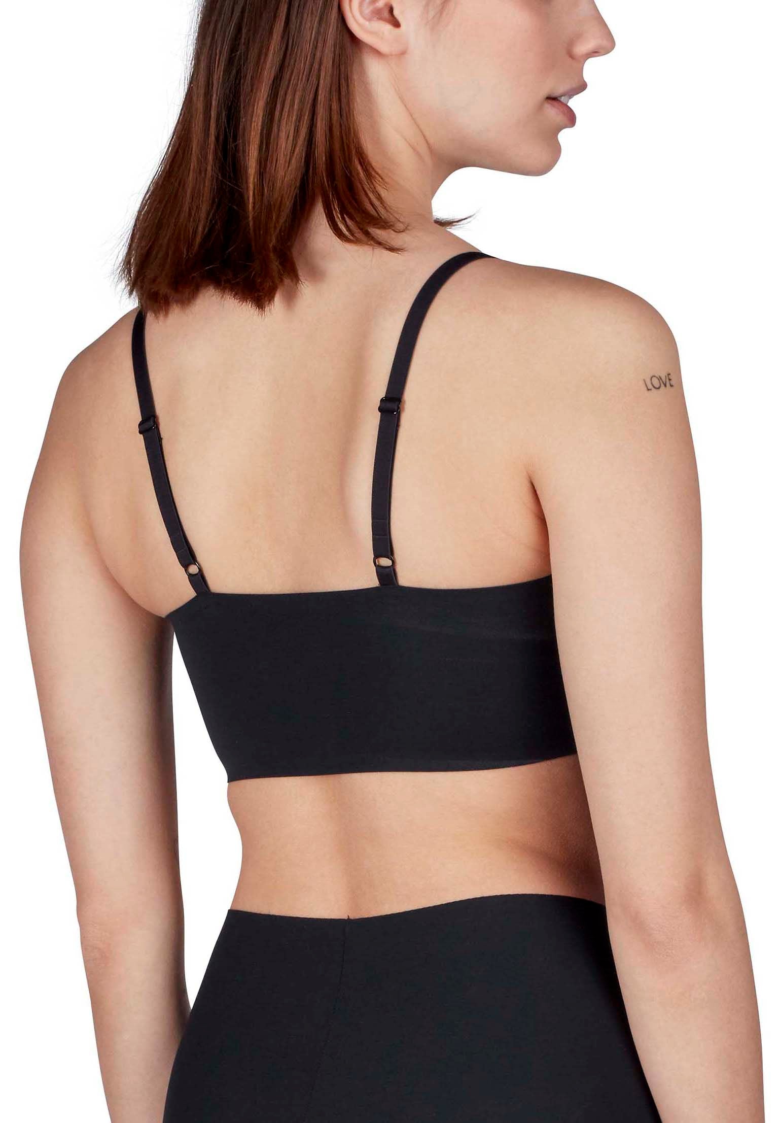 Skiny Damen Bustier herausnehmbare Pads Micro Lovers (Black)