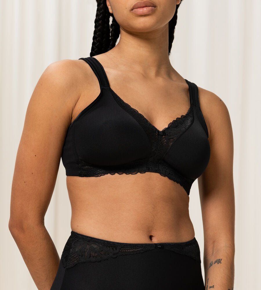 Modern Lace+Cotton N (Black)