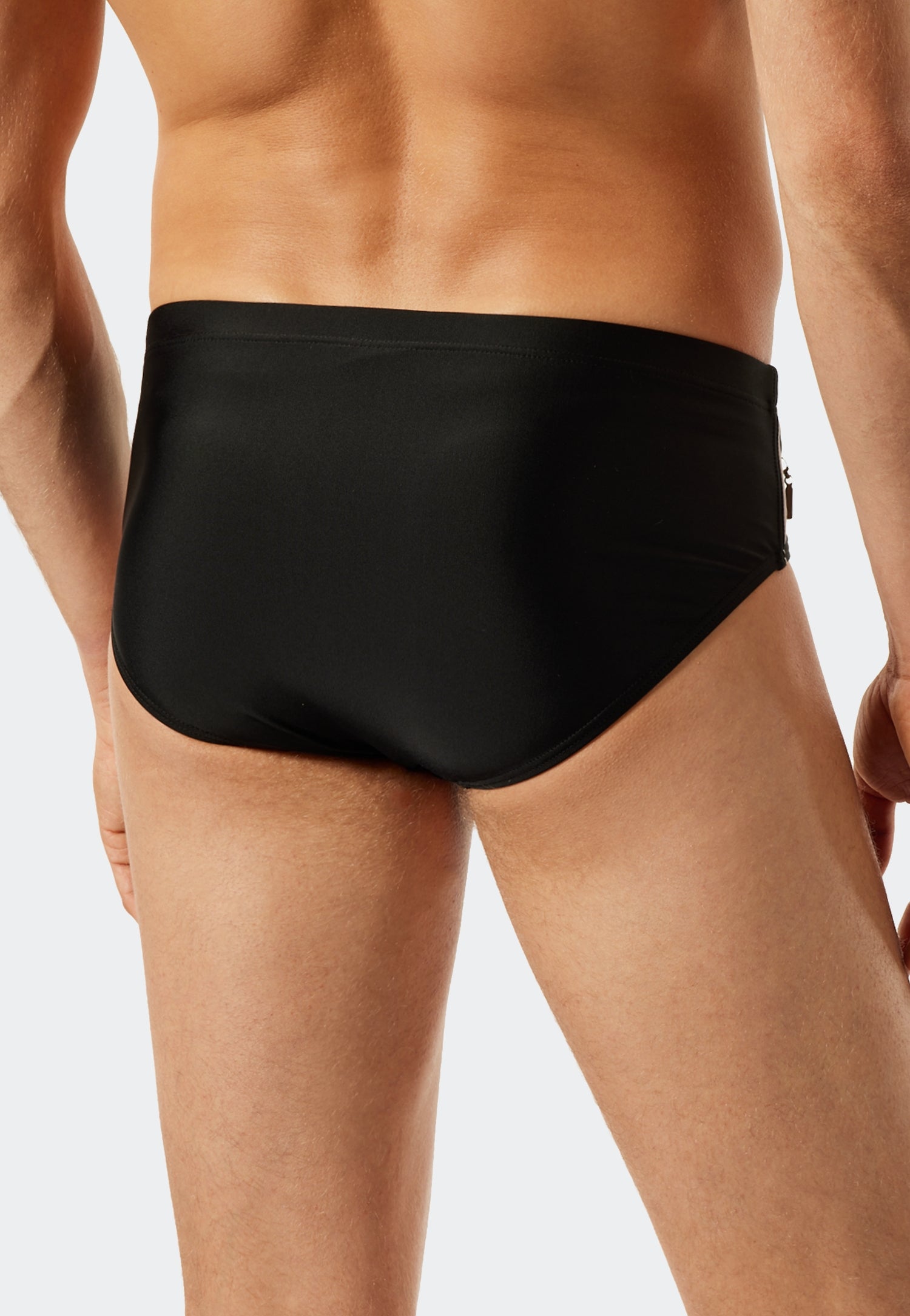 Badehose Slip Komfort (Schwarz)