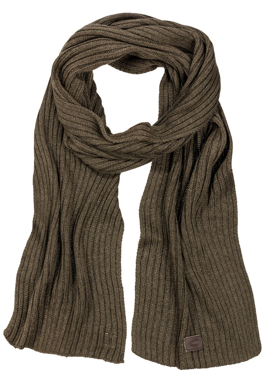 Strickschal aus Baumwoll-Kaschmir (Olive Brown)