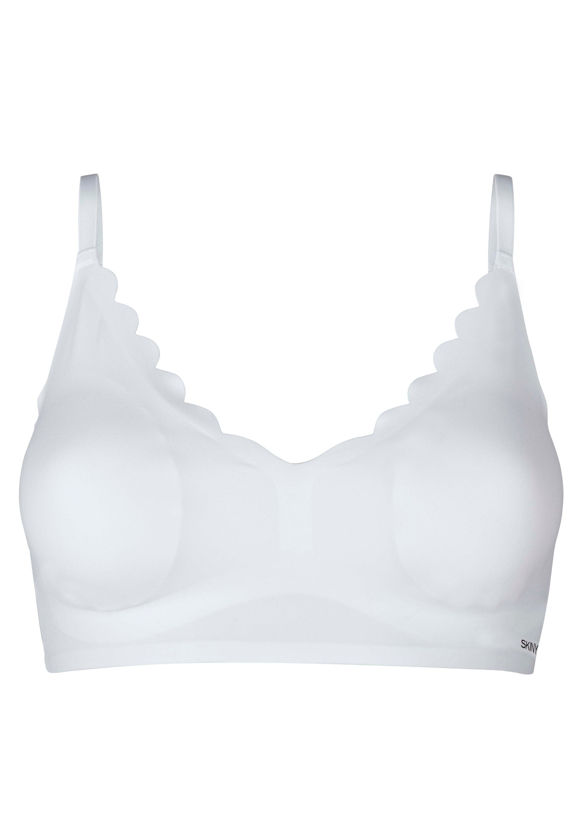 Skiny Damen Bustier herausnehmbare Pads Micro Lovers (White)