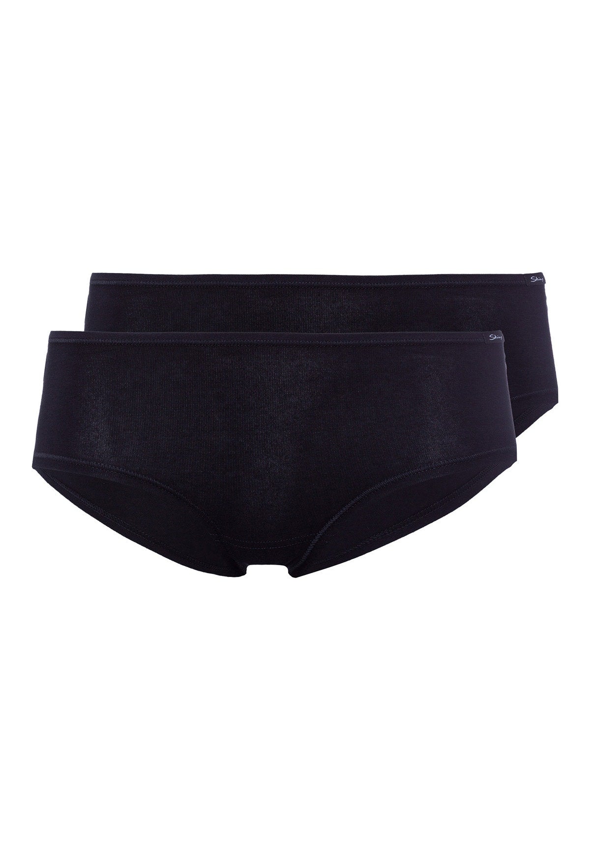 Skiny Damen Panty 2er Pack Advantage Cotton (Black)