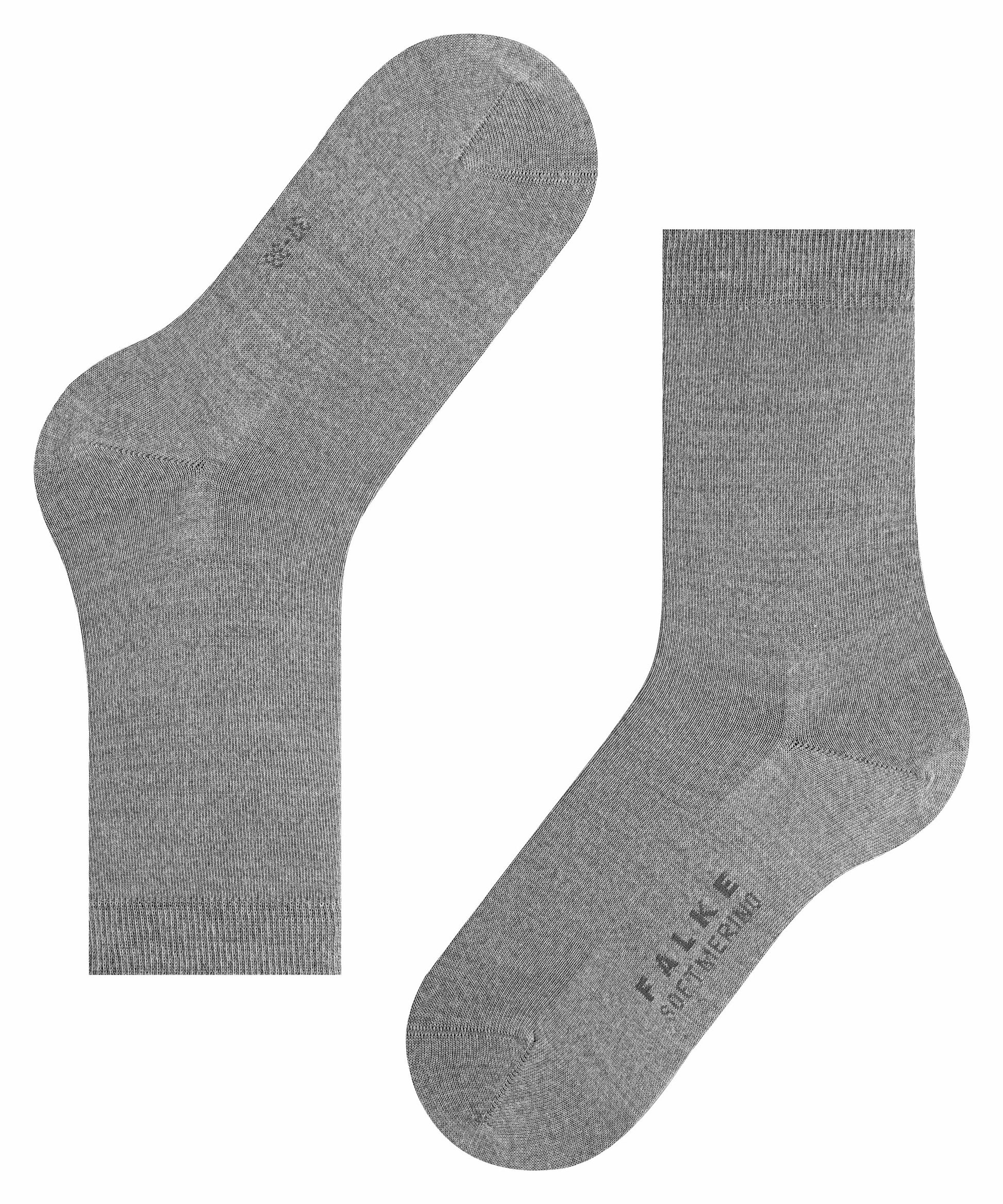 Socken Softmerino (Light Grey Mel.)