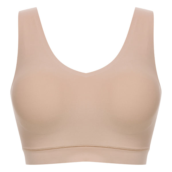 Softstretch Bustiers Bustier mit Soft Cups, V-Ausschnitt (01n Beige Dore)