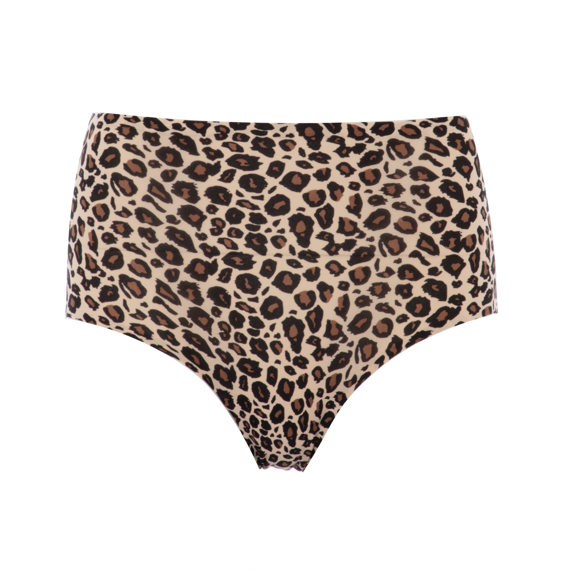 SOFTSTRETCH Taillenslip  (Print/Weiß) (0oz Leopard Nude)