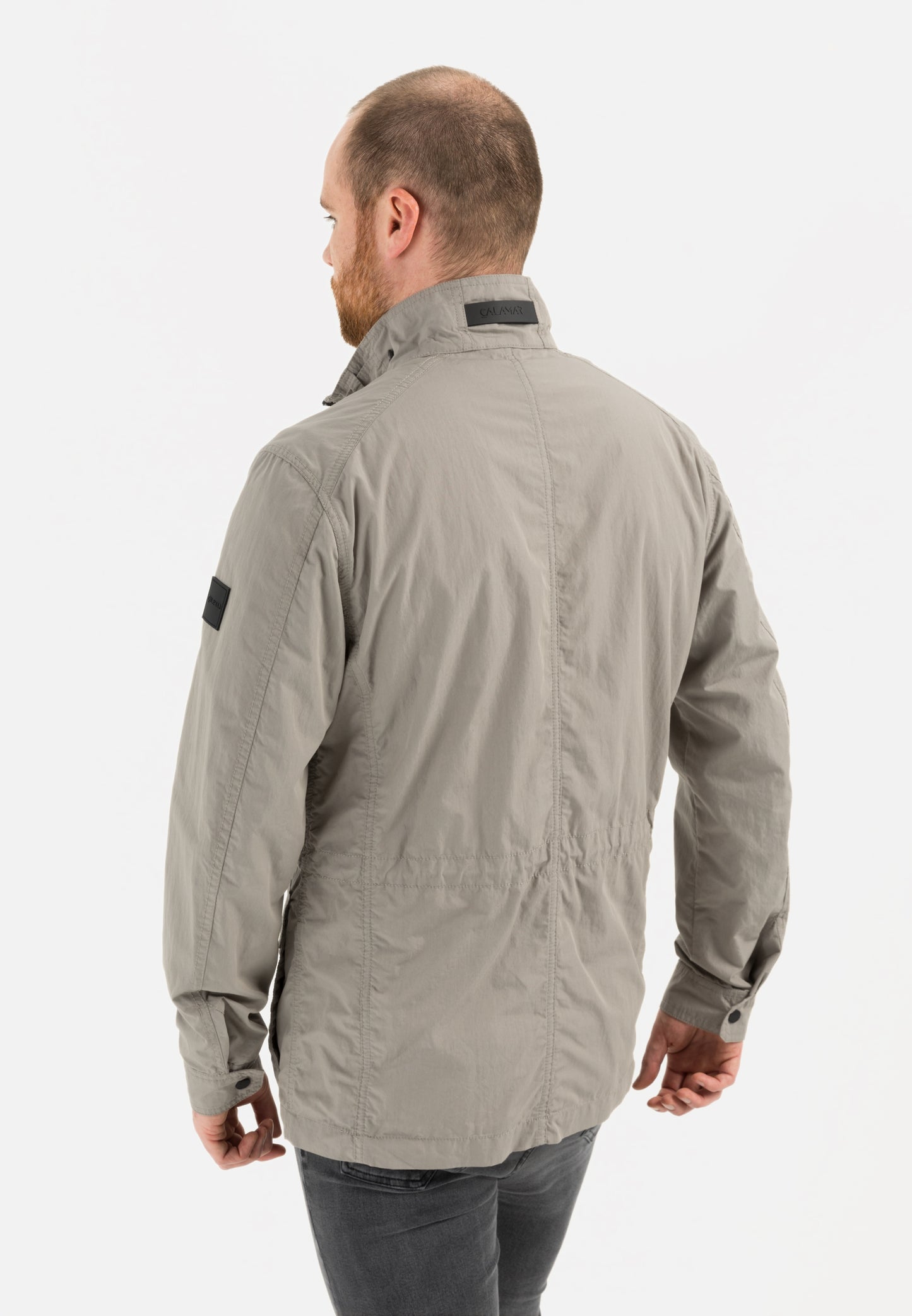 Calamar Fieldjacket Aus Baumwolle (Steingrau)