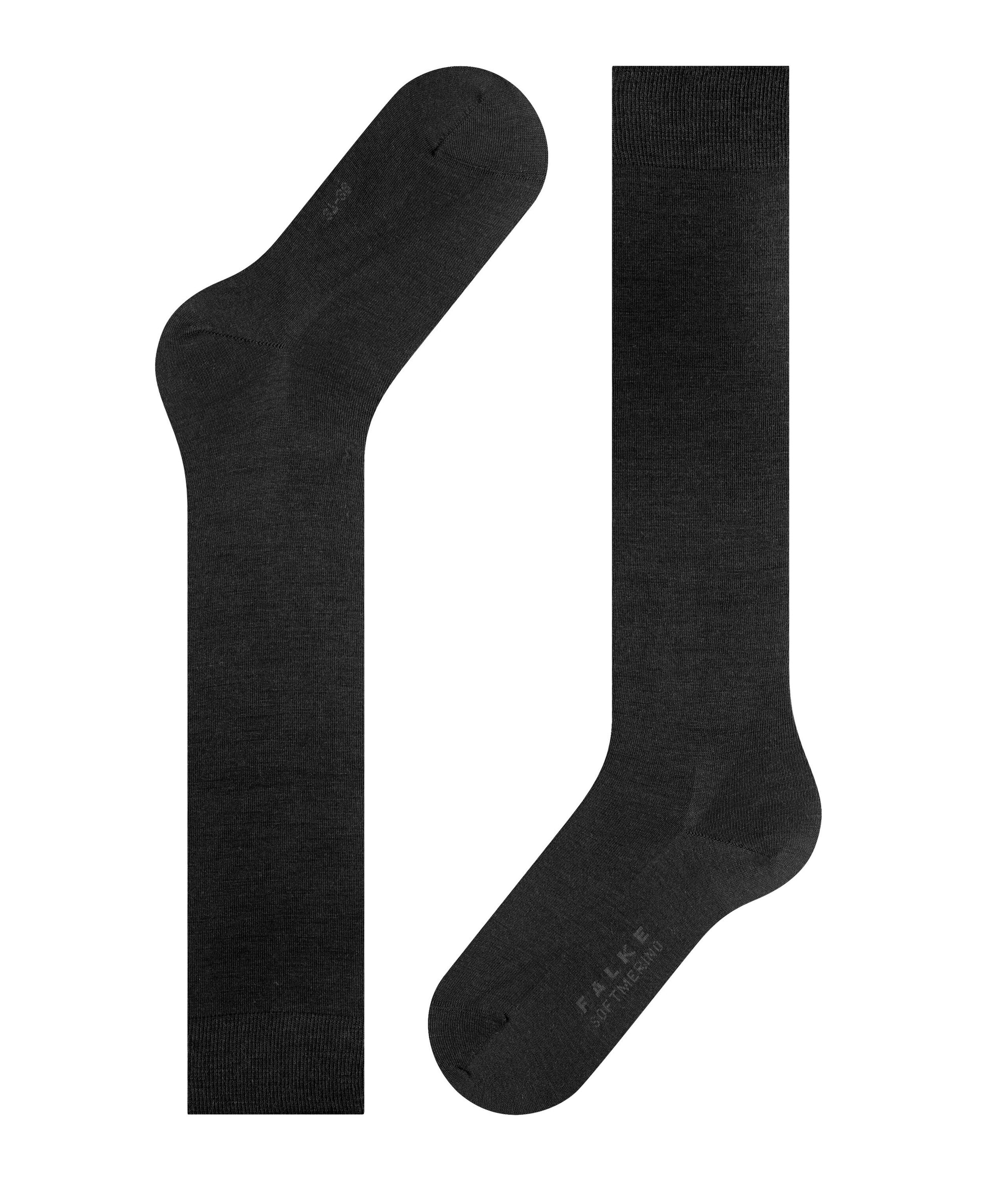Kniestrümpfe Softmerino (Black)
